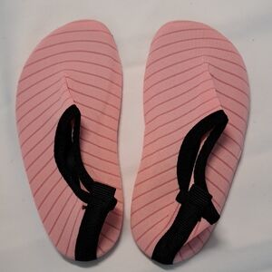 Pink Striped Kids Water Shoes